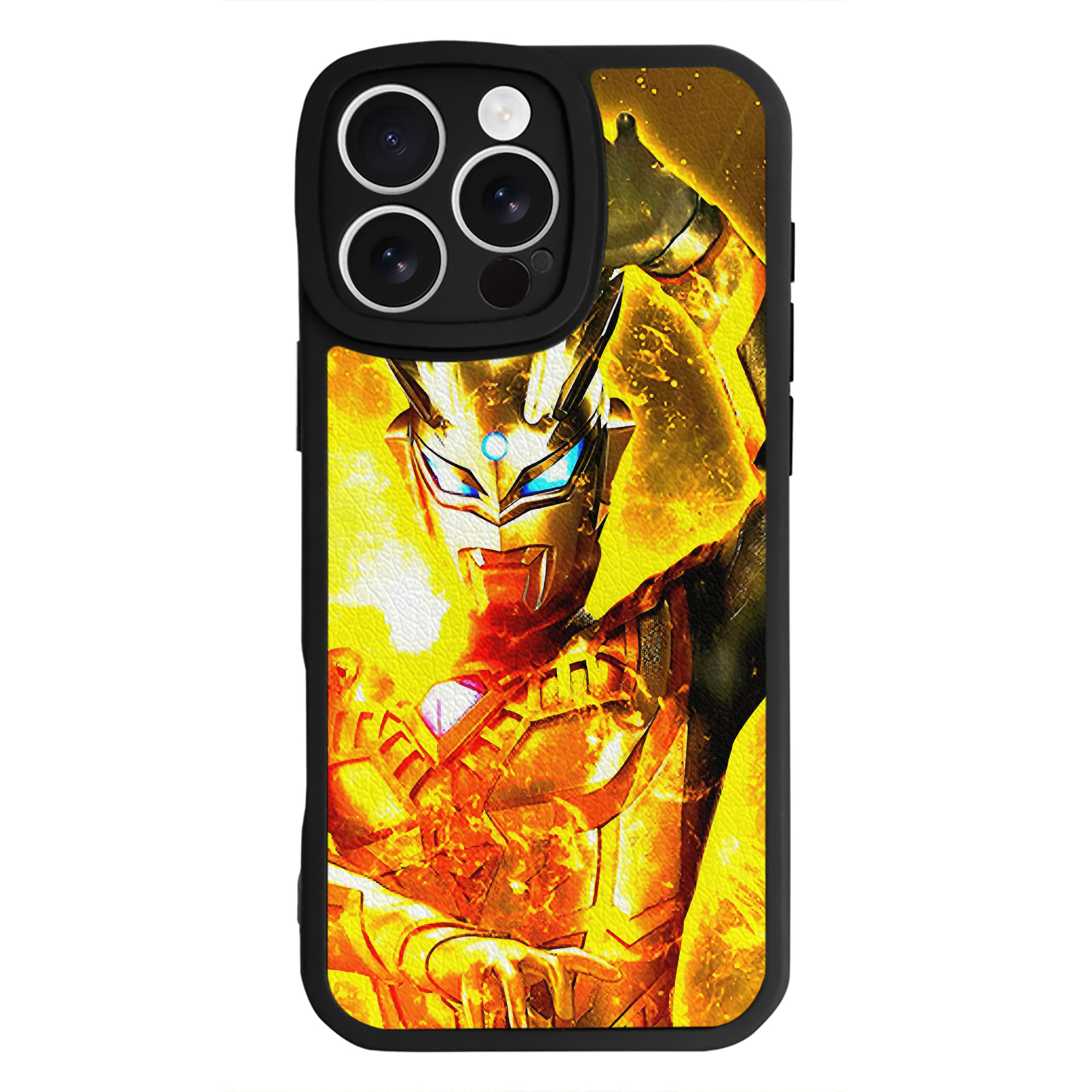 （画像用） ウルトラマン Ultraman 【iPhone 16シリーズ対応】シリコンスマホケース（レザー調） 材質：シリコン